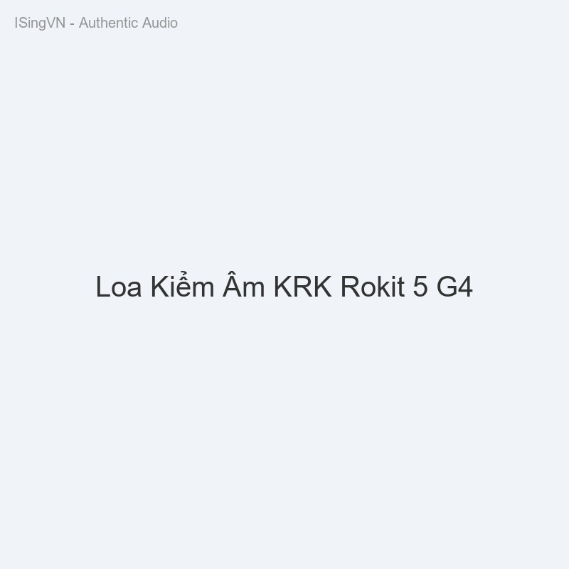 Loa Kiểm Âm KRK Rokit 5 G4